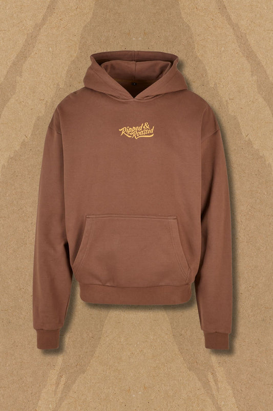 Ultra Heavy Dead Lift Bear Hoodie - Chocolate Brown