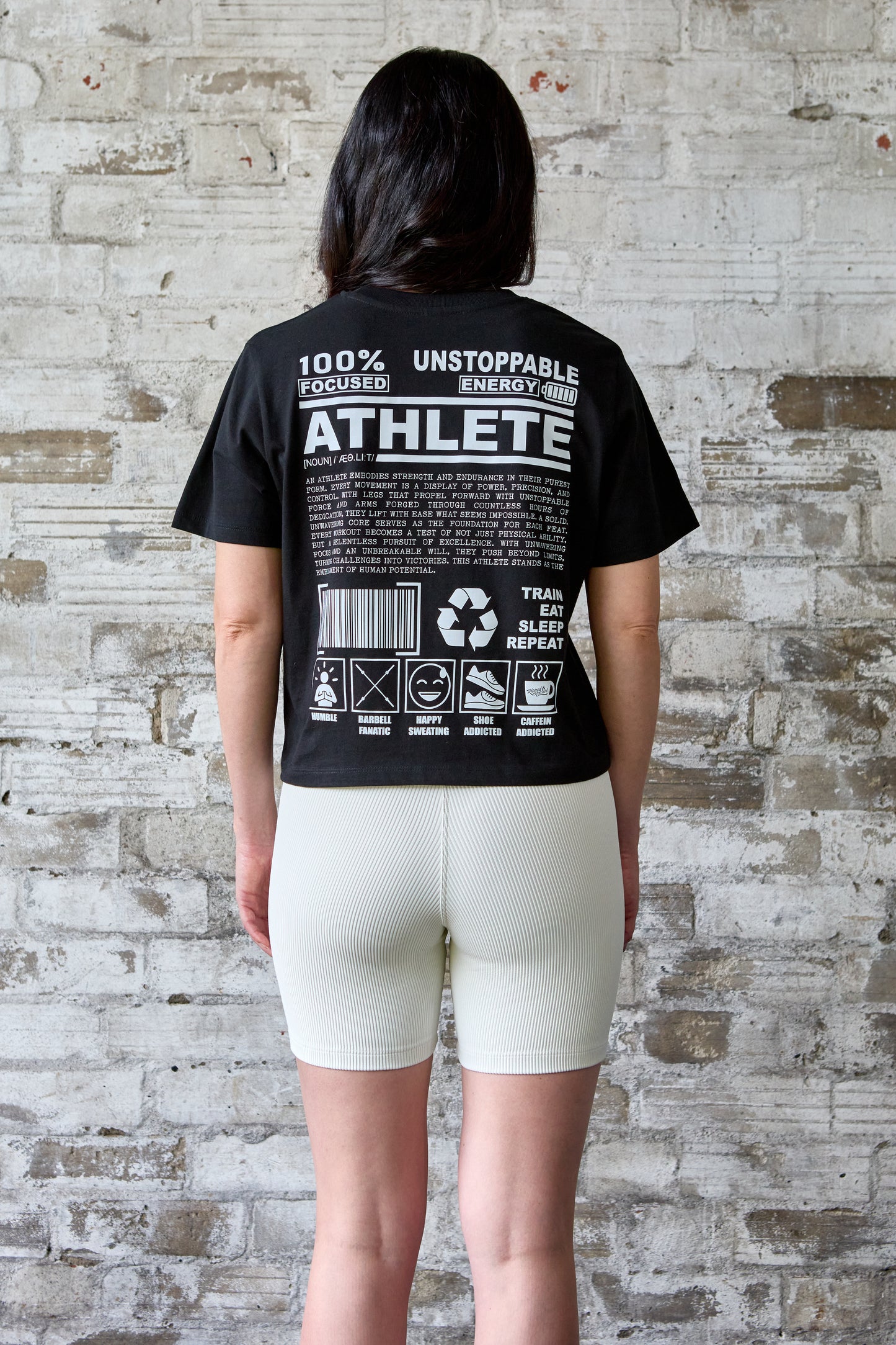 Heavy Cropped Top "Unstoppable"