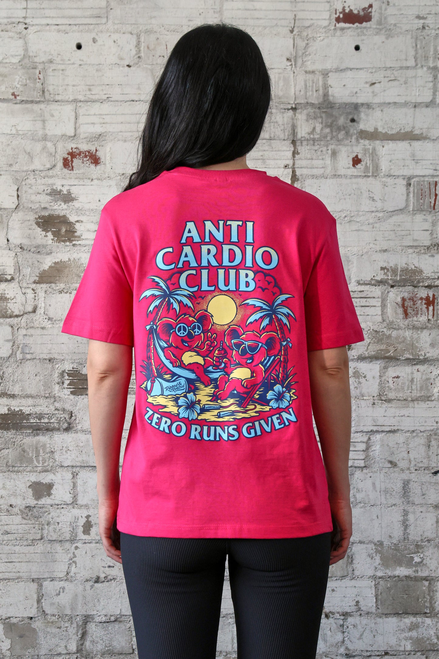 ANTI CARDIO CLUB Ladies Everyday Shirt Pink