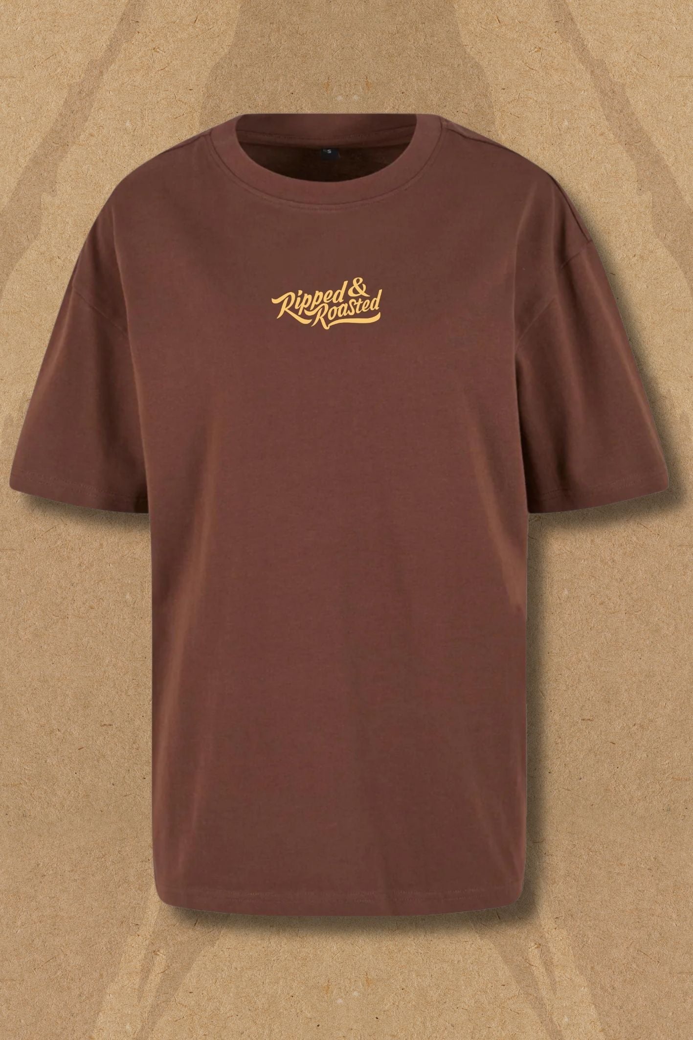 Dead LiftBear Oversized Tee - Chocolate Brown