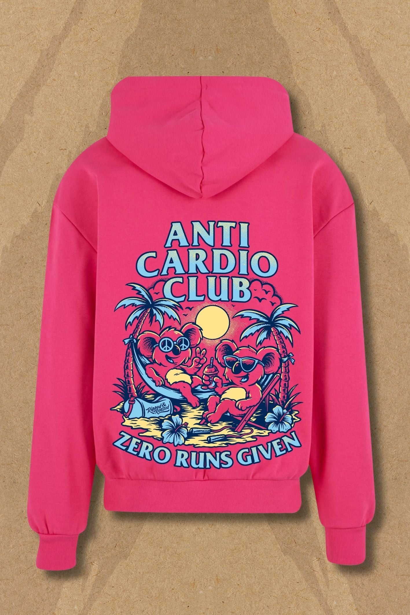 Anti Cardio Club Hoodie - Pink