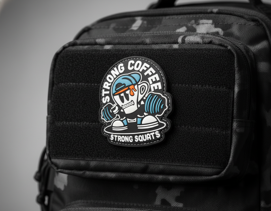 Strong Coffee Strong Squats Patch
