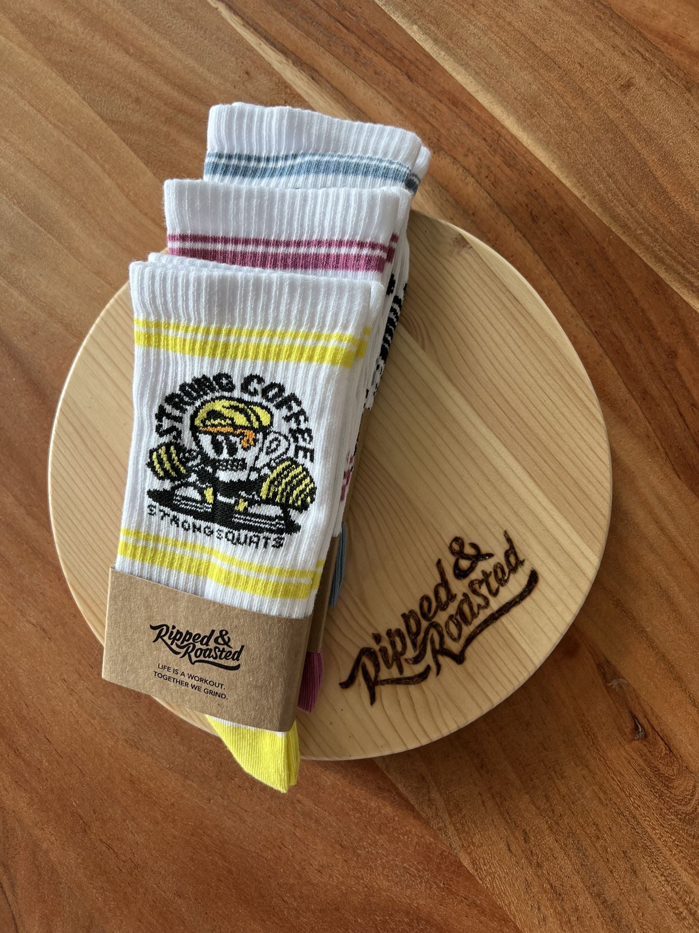 Strong Coffee Strong Squats Socks