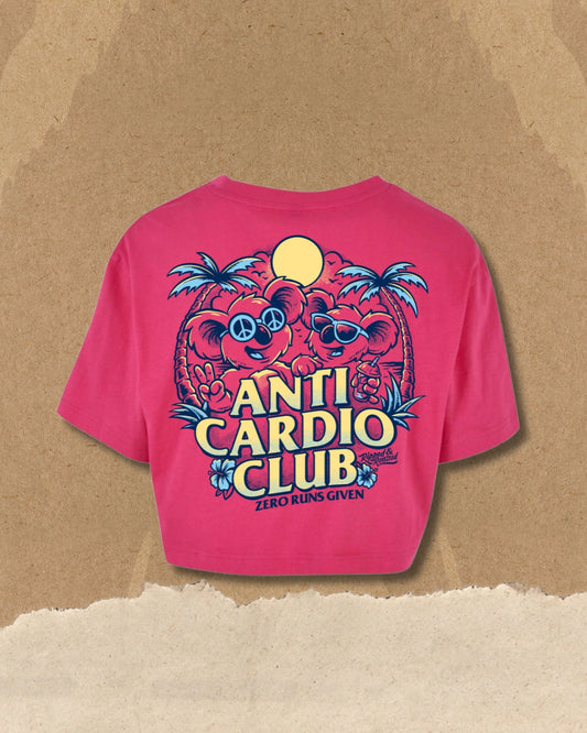 ANTI CARDIO CLUB Crop Top Pink