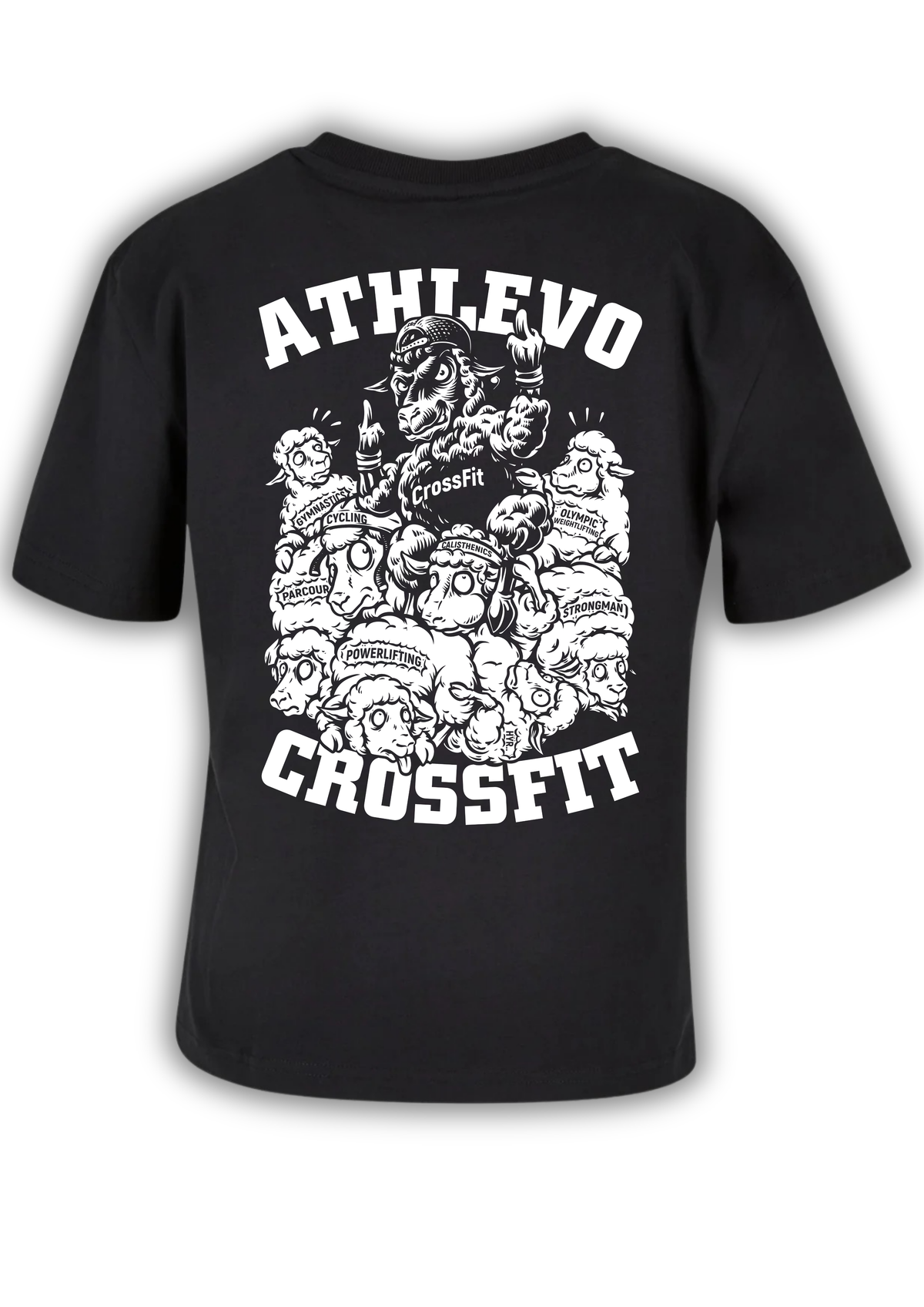 ATHLEVO CROSSFIT – MAD SHEEP LADIES TEE 🐑