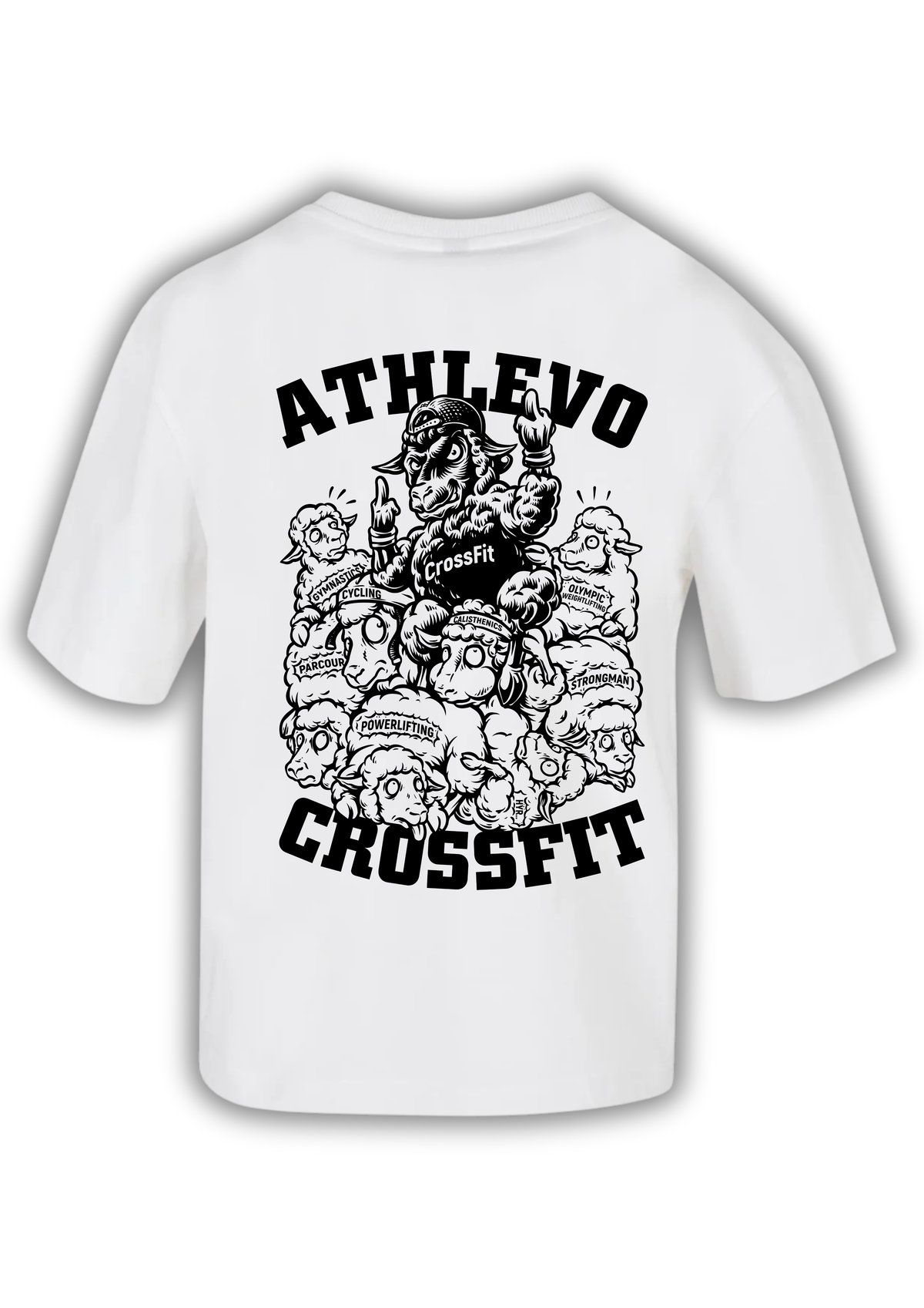 ATHLEVO CROSSFIT – MAD SHEEP LADIES TEE 🐑