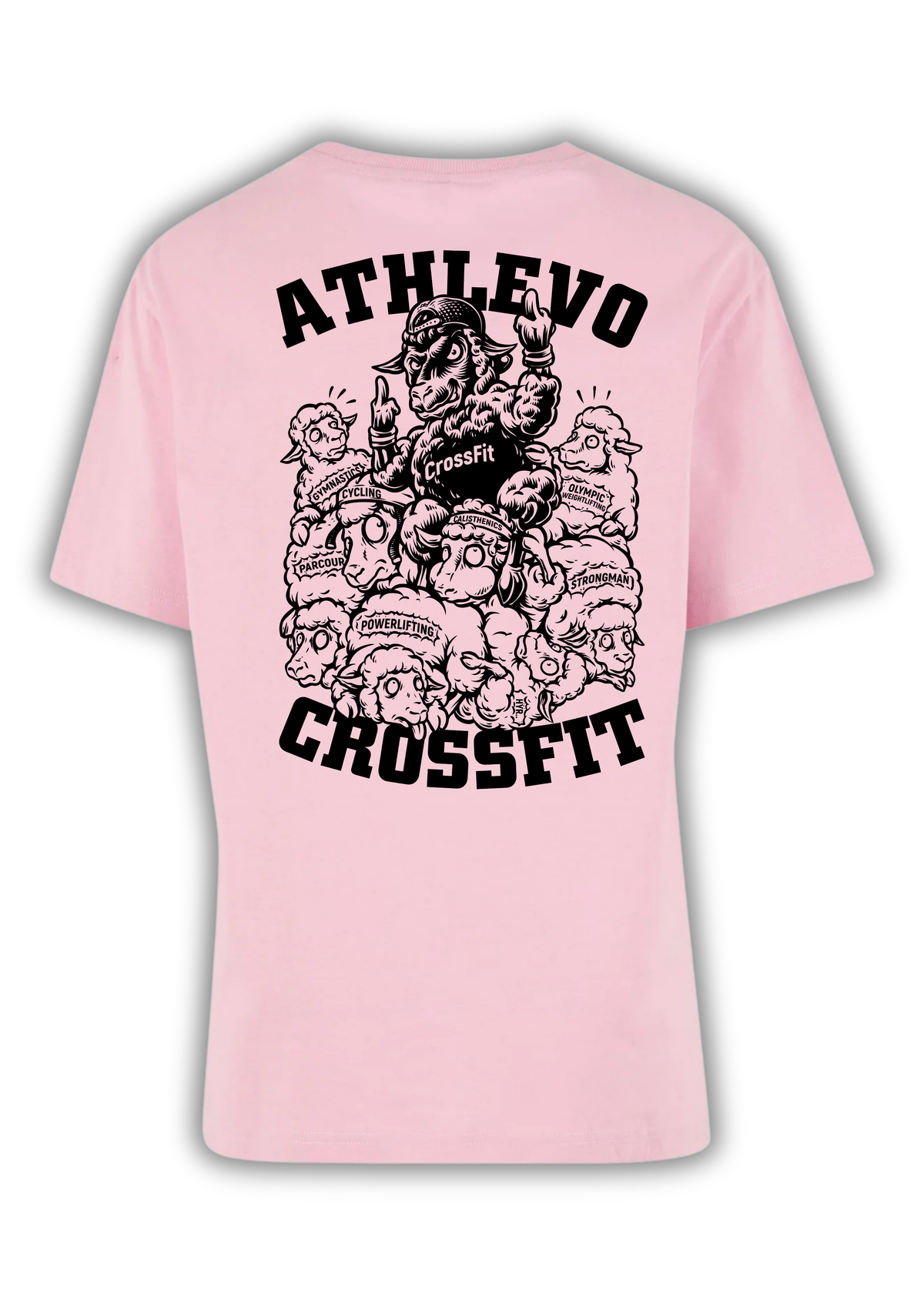 ATHLEVO CROSSFIT – MAD SHEEP LADIES TEE 🐑