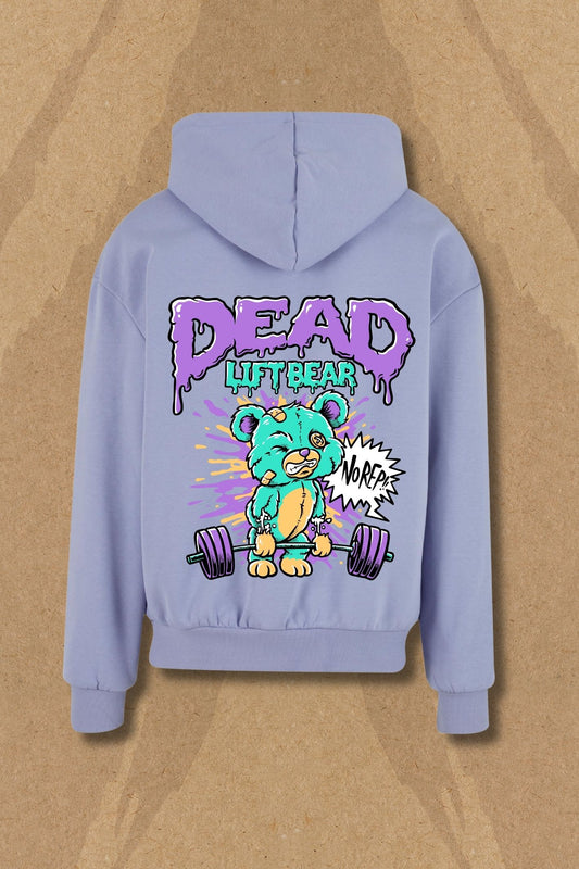 Ultra Heavy Dead Lift Bear Hoodie - Violablue