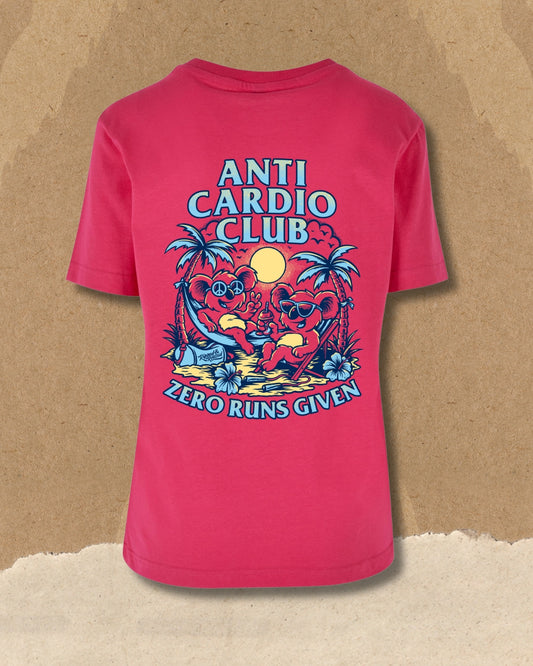 ANTI CARDIO CLUB Ladies Everyday Shirt Pink