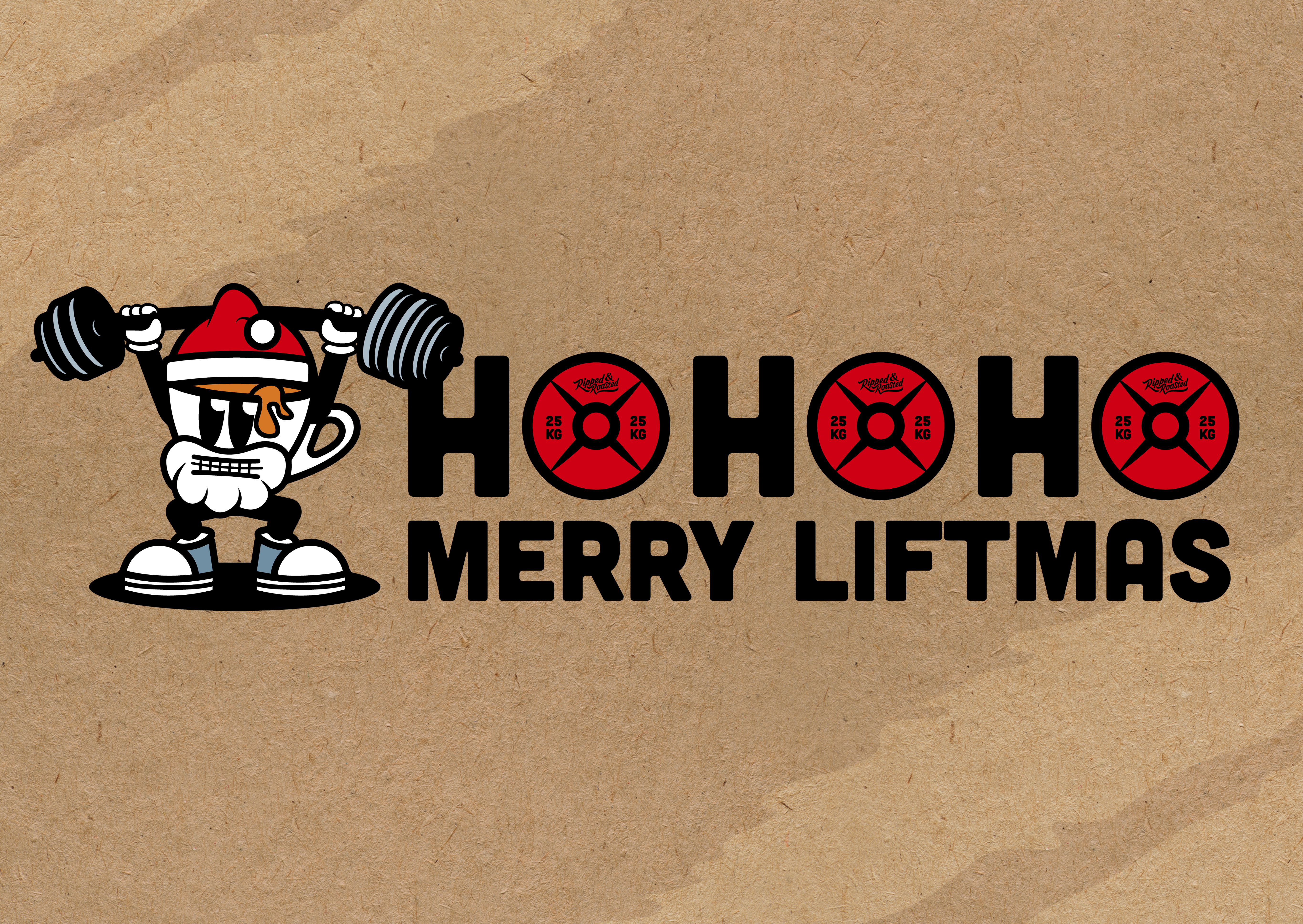 "Merry Liftmas" Postkarte 